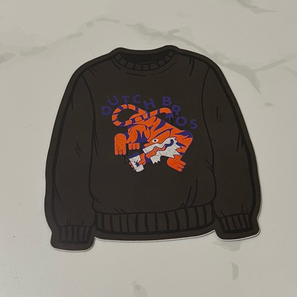 Dutch Bros Sweater Sticker